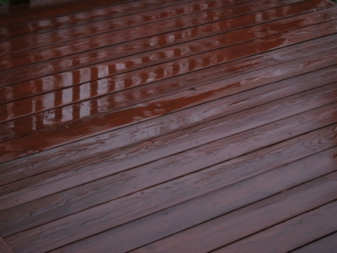 Terrasse en bois exotique